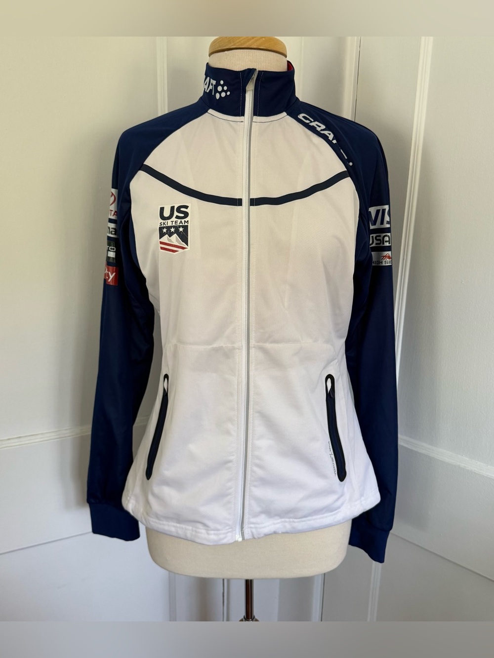Craft US Ski Team Jacket Women M Full Zip Softshell USA Toyota GoPro Xfinity